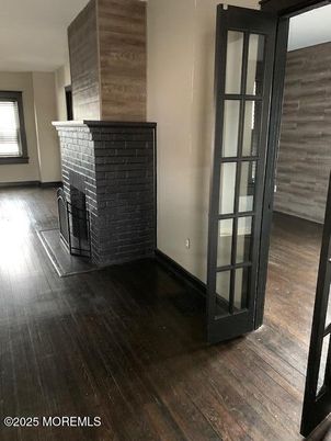 Fireplace, Interior, Wood Texture Flooring