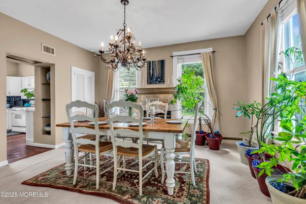 Chandelier, Dining room, Interior, Kitchen, Wood Texture Flooring