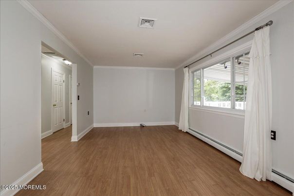 Empty room, Interior, Wood Texture Flooring