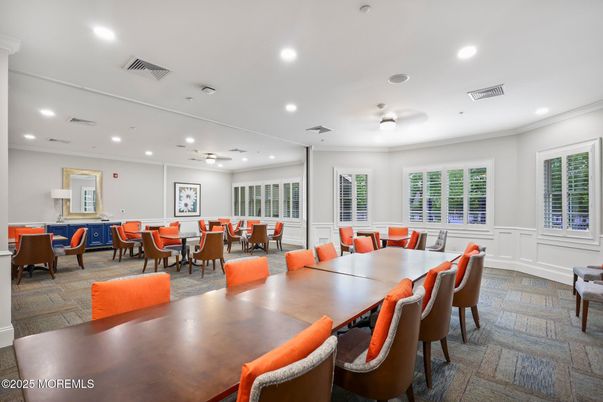 Dining room, Interior, Recessed Lighting
