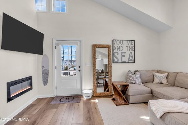 Fireplace, Interior, Living room, Wood Texture Flooring