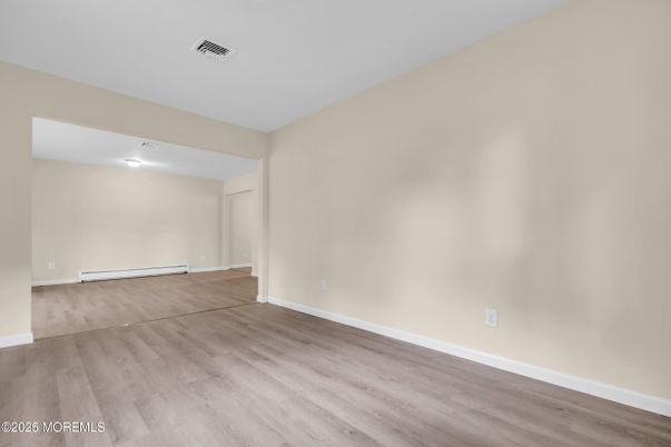 Empty room, Interior, Wood Texture Flooring