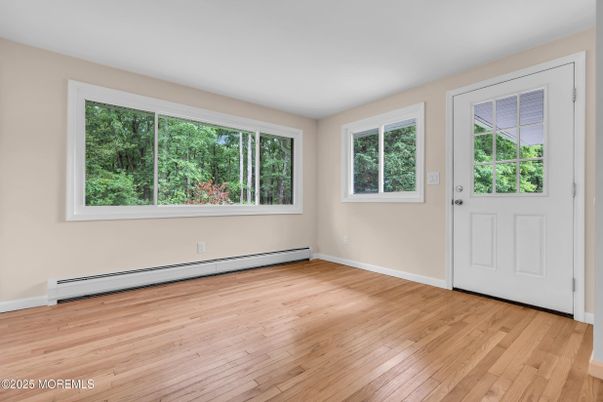 Empty room, Interior, Wood Texture Flooring