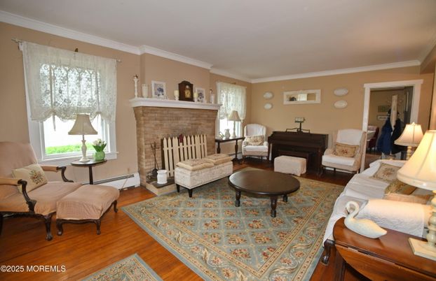 Fireplace, Interior, Living room, Piano, Wood Texture Flooring