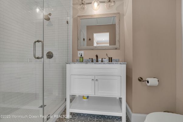 Bathroom, Glass Shower, Interior