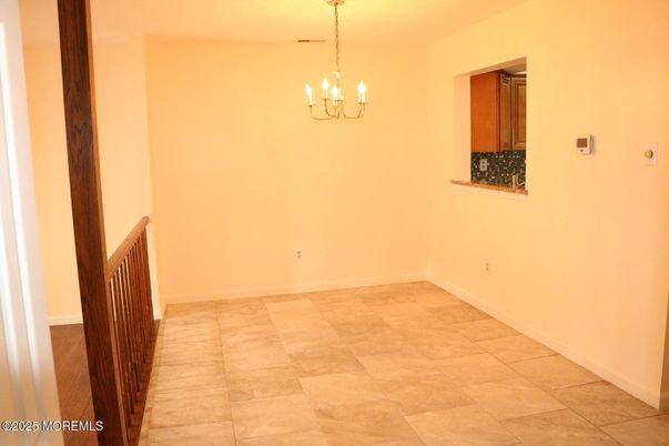 Chandelier, Empty room, Interior