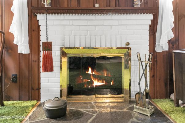Exterior, Fireplace, Interior