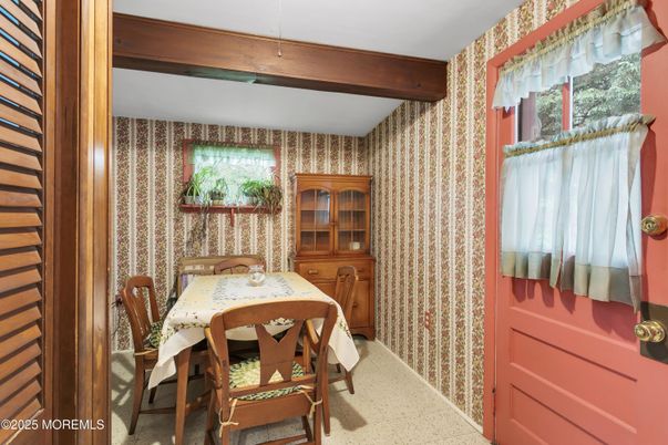 Dining room, Interior, Wooden Beams