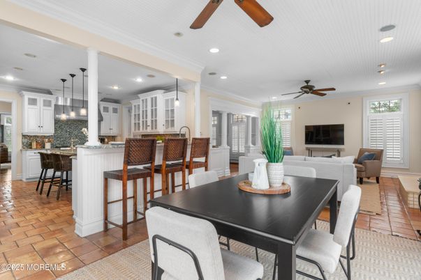 Dining room, Interior, Kitchen, Living room, Pendant Lights, Recessed Lighting