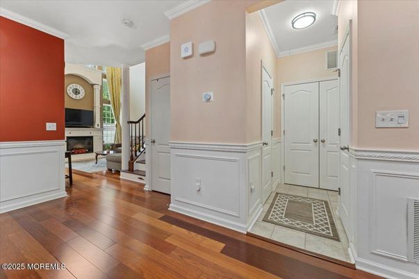 Fireplace, Interior, Wood Texture Flooring