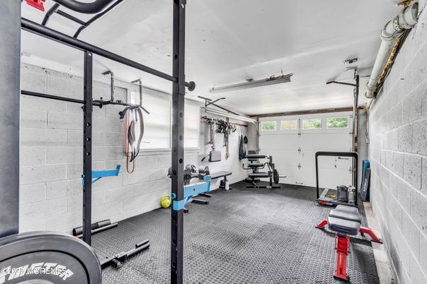Fitness Equipment, Interior, Stone Walls