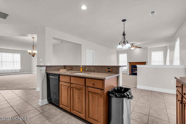 Chandelier, Interior, Kitchen, Pendant Lights, Recessed Lighting