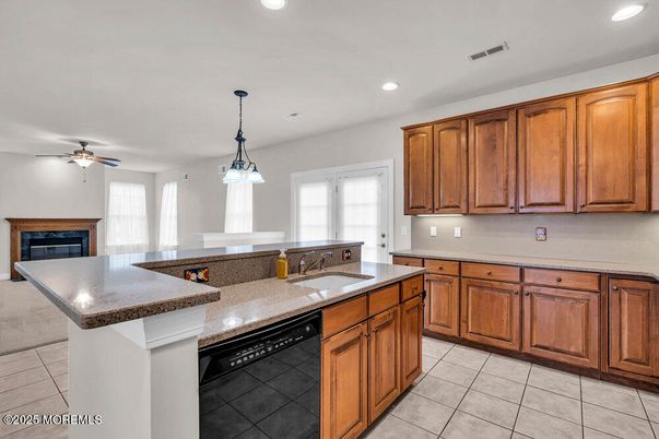 Interior, Kitchen, Pendant Lights, Recessed Lighting