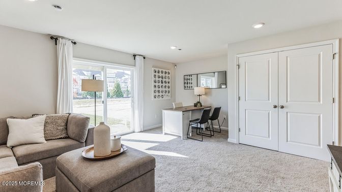 Home Office, Interior, Recessed Lighting