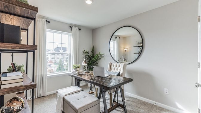Home Office, Interior, Recessed Lighting
