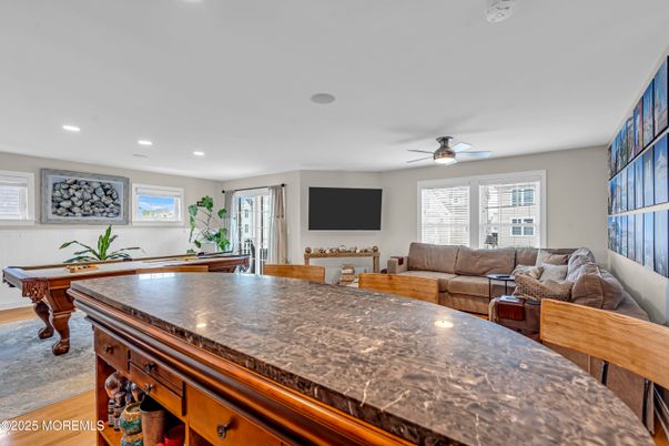 Game Room, Interior, Living room, Recessed Lighting, Wood Texture Flooring