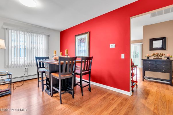 Dining room, Interior, Wood Texture Flooring