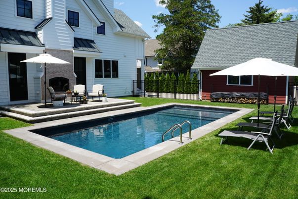 Backyard, Exterior, Fireplace, Pool
