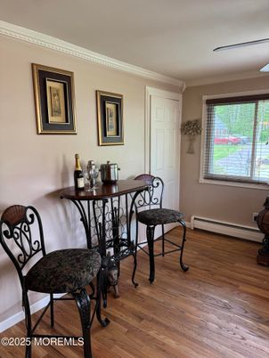 Dining room, Interior, Wood Texture Flooring