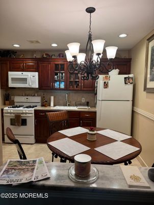 Chandelier, Interior, Kitchen, Recessed Lighting