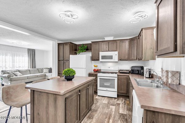 Interior, Kitchen, Living room, Wood Texture Flooring