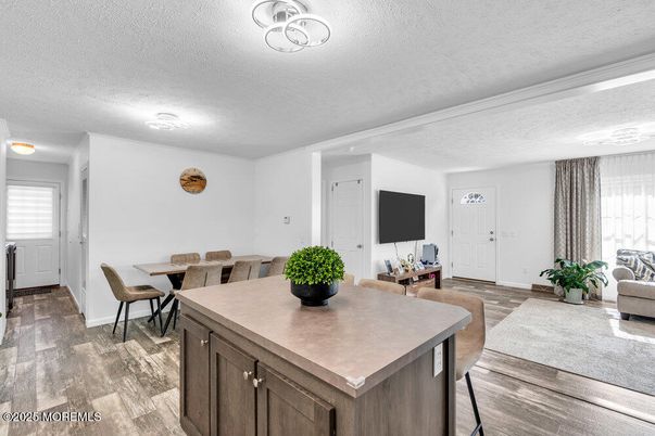 Dining room, Interior, Wood Texture Flooring
