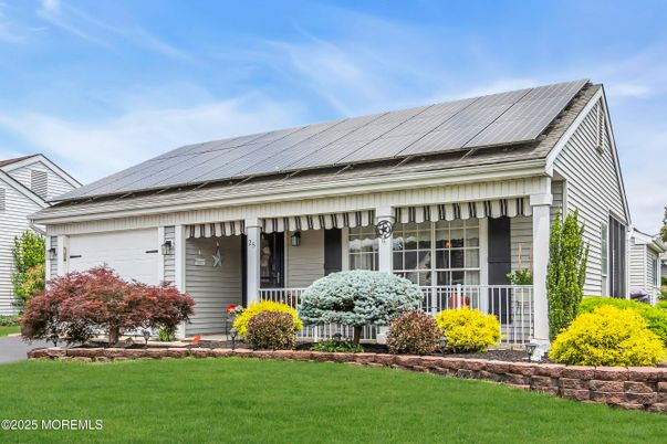 Attached, Exterior, Facade, Solar Panels, Farmhouse
