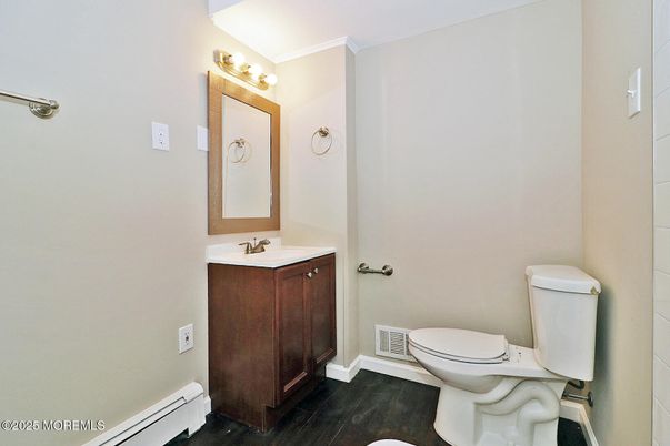 Bathroom, Interior, Wood Texture Flooring