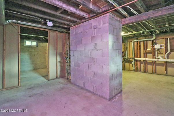 Interior, Stone Walls, Wooden Beams