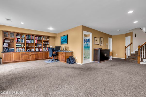 Home Office, Interior, Recessed Lighting