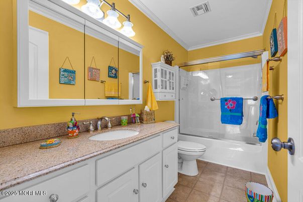Bathroom, Dual Sink Vanities, Glass Shower, Interior