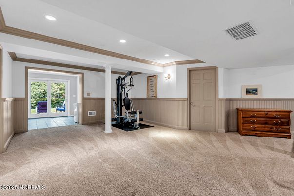 Fitness Equipment, Interior, Recessed Lighting