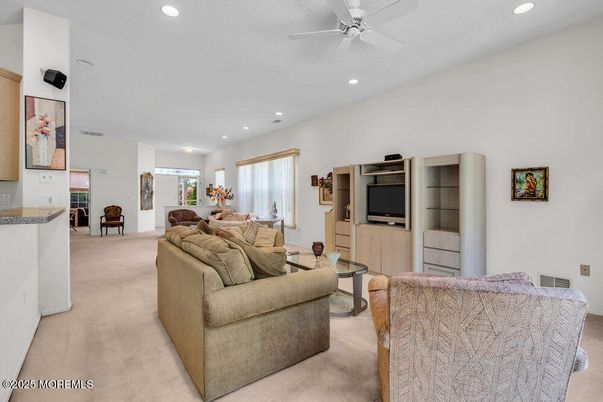 Interior, Living room, Recessed Lighting