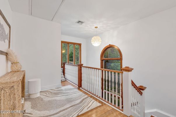 Chandelier, Interior, Wood Texture Flooring