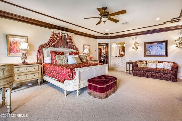 Bedroom, Interior, Recessed Lighting
