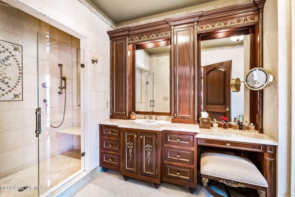 Bathroom, Glass Shower, Interior