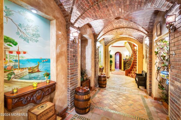 Interior, Stone Walls, Wine Storage