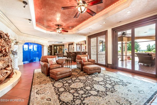 Interior, Living room, Recessed Lighting