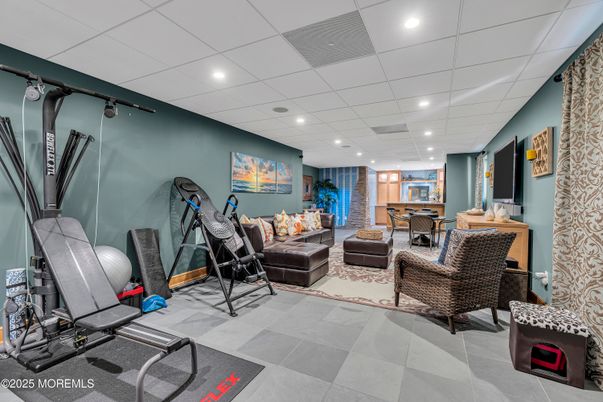 Fitness Equipment, Interior, Recessed Lighting