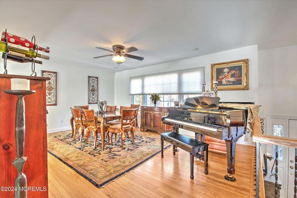 Dining room, Interior, Piano, Wood Texture Flooring