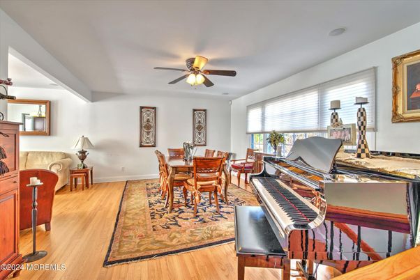 Dining room, Interior, Piano, Wood Texture Flooring