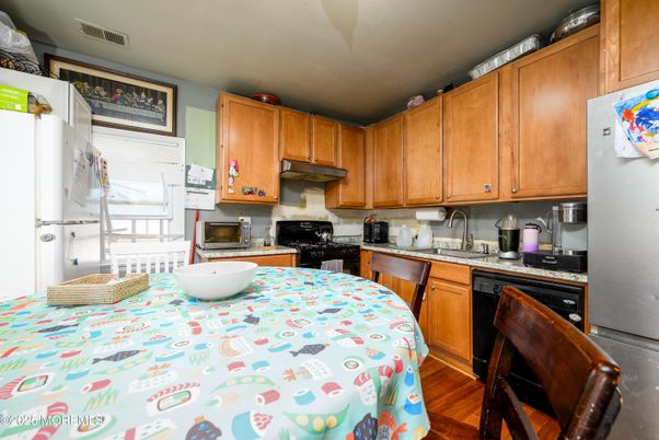 Interior, Kitchen, Wood Texture Flooring