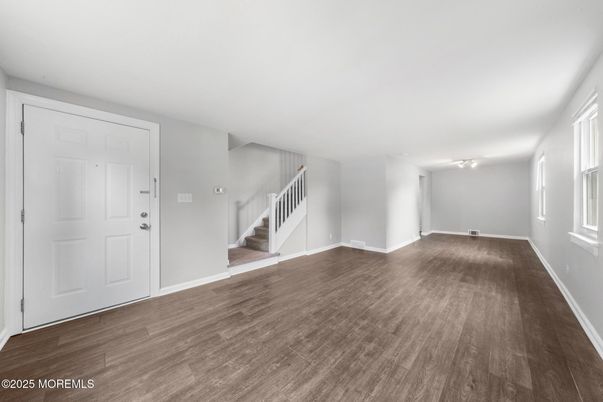Empty room, Interior, Wood Texture Flooring