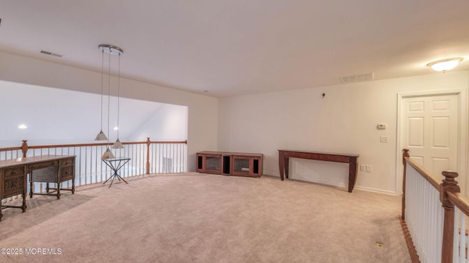 Empty room, Interior, Pendant Lights, Recessed Lighting