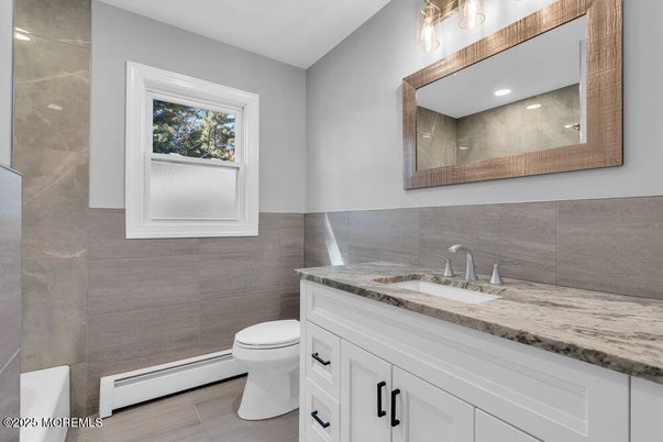 Bathroom, Interior, Wood Texture Flooring