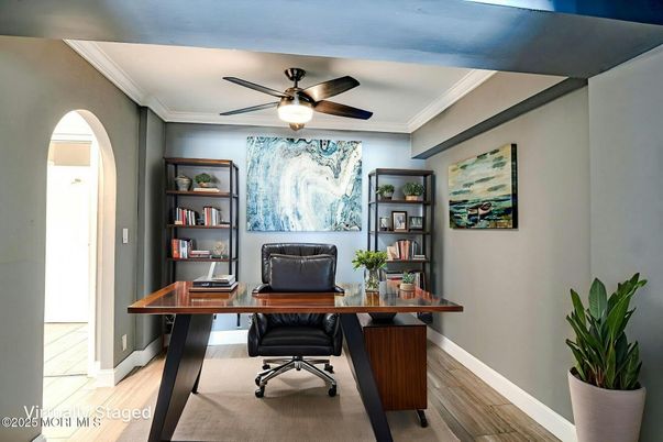 Home Office, Interior, Wood Texture Flooring