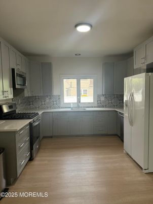 Interior, Kitchen, Wood Texture Flooring