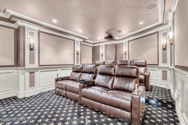 Home Theatre Room, Interior, Recessed Lighting, Theatre Room