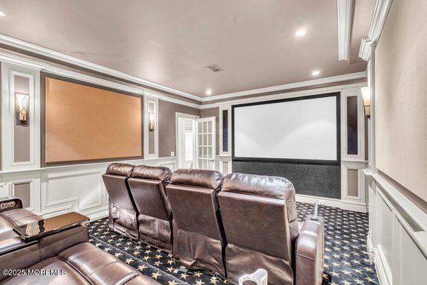Home Theatre Room, Interior, Projection Screen, Recessed Lighting, Theatre Room
