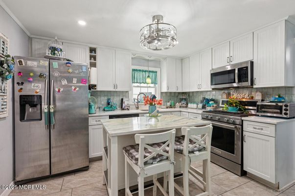 Interior, Kitchen, Recessed Lighting, Stainless Steel Appliances
